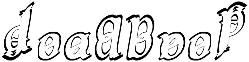 Ambigram for deadbeef in Genbasbi